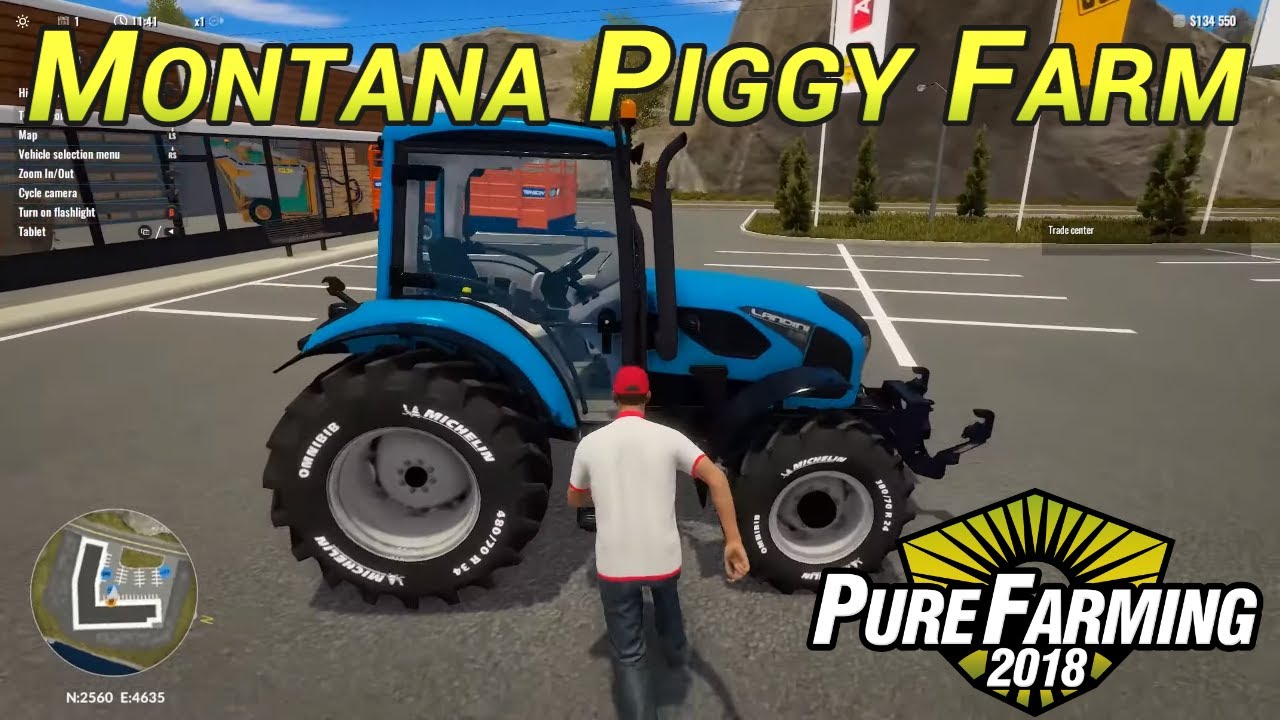 Pure Farming 2018 - 2019 revisit - Montana Pig Farm Episode 1