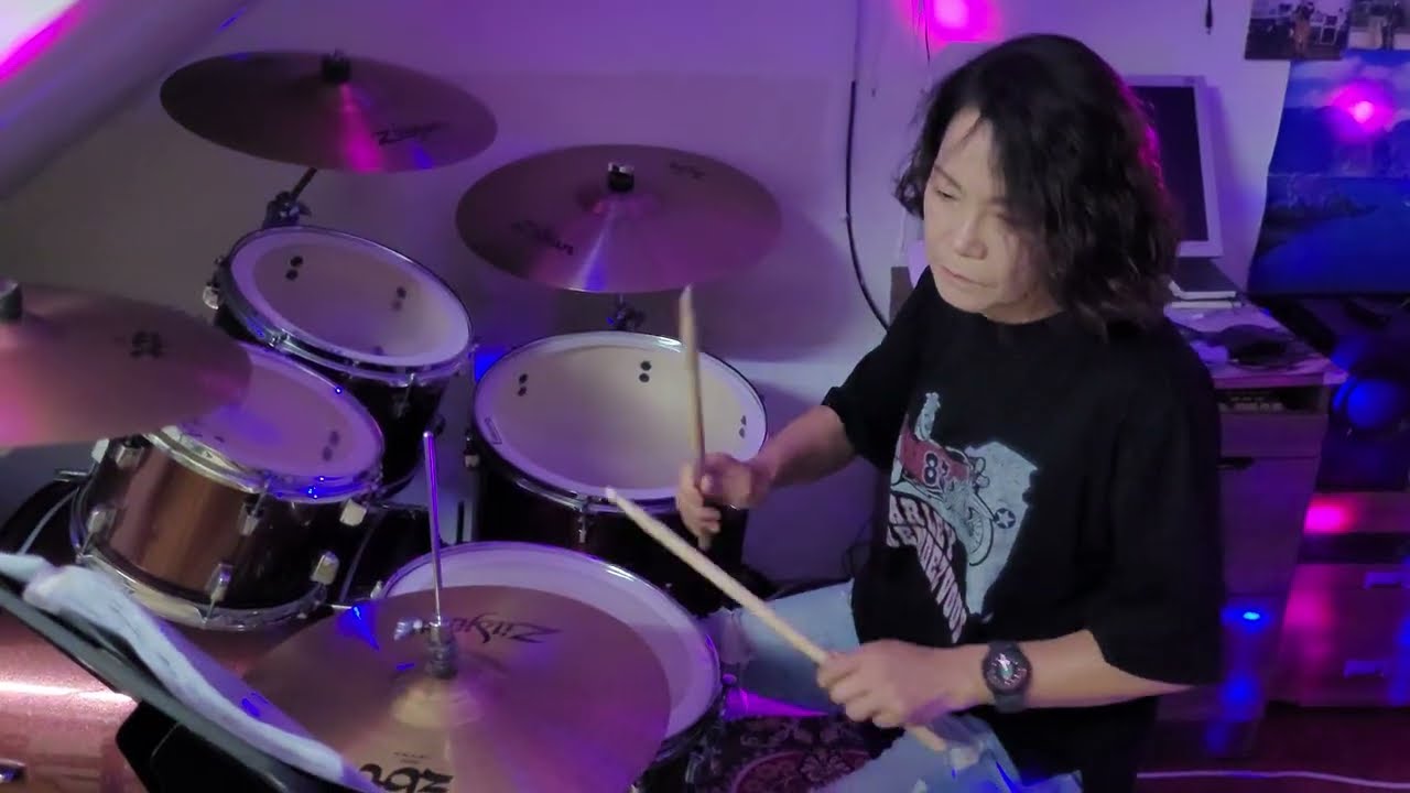 환희(정수라)어울림 색소폰 드럼 음악실(하명주)Drum.cover