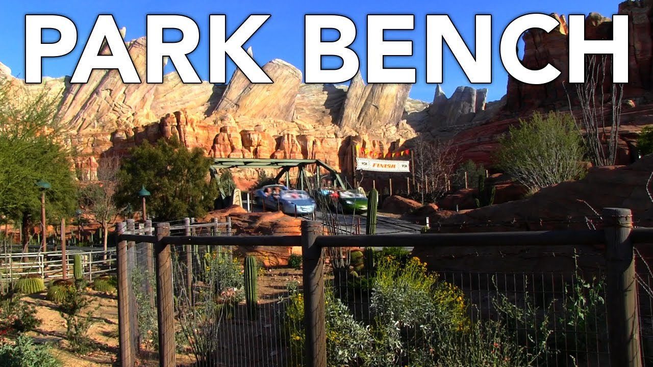 Disney Park Bench - Cars Land - Radiator Springs Racers