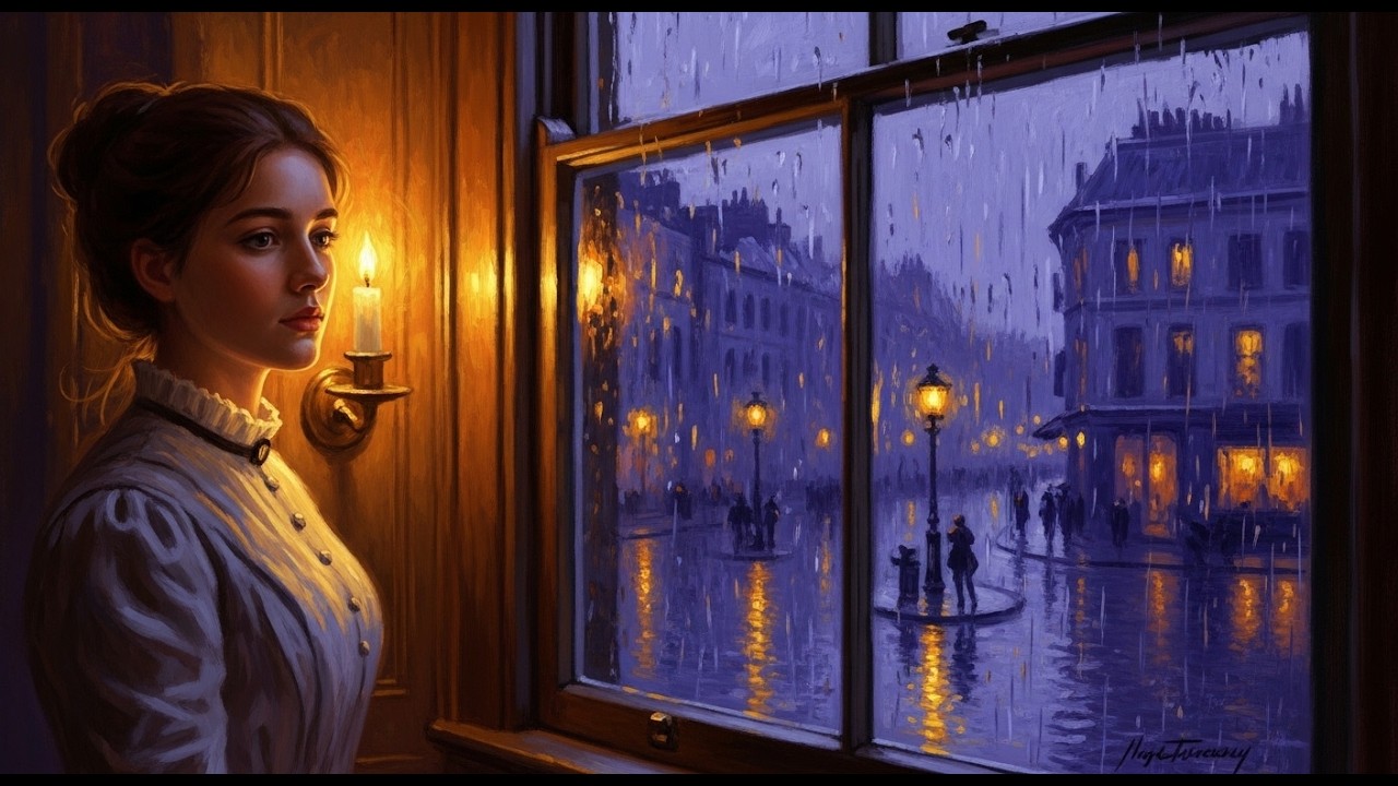 Visual Poems | Claude Monet | Romantic Reflections in a Gentle Evening Rain