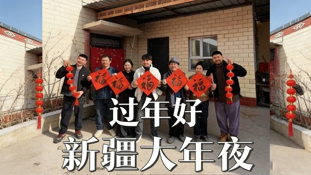 在新疆感受农村年味儿 #新疆农村生活 #创作者中心 #创作灵感 #有一种眼神叫家人 #除夕夜