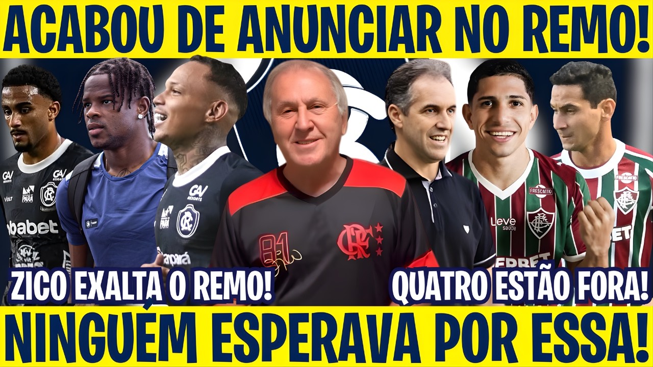 🚨QUINTA AGITADA NO REMO! ACABOU DE SER ANUNCIADO! ESSA NINGUÉM ESPERAVA! 6 NOTÍCIAS DE ÚLTIMA HORA!