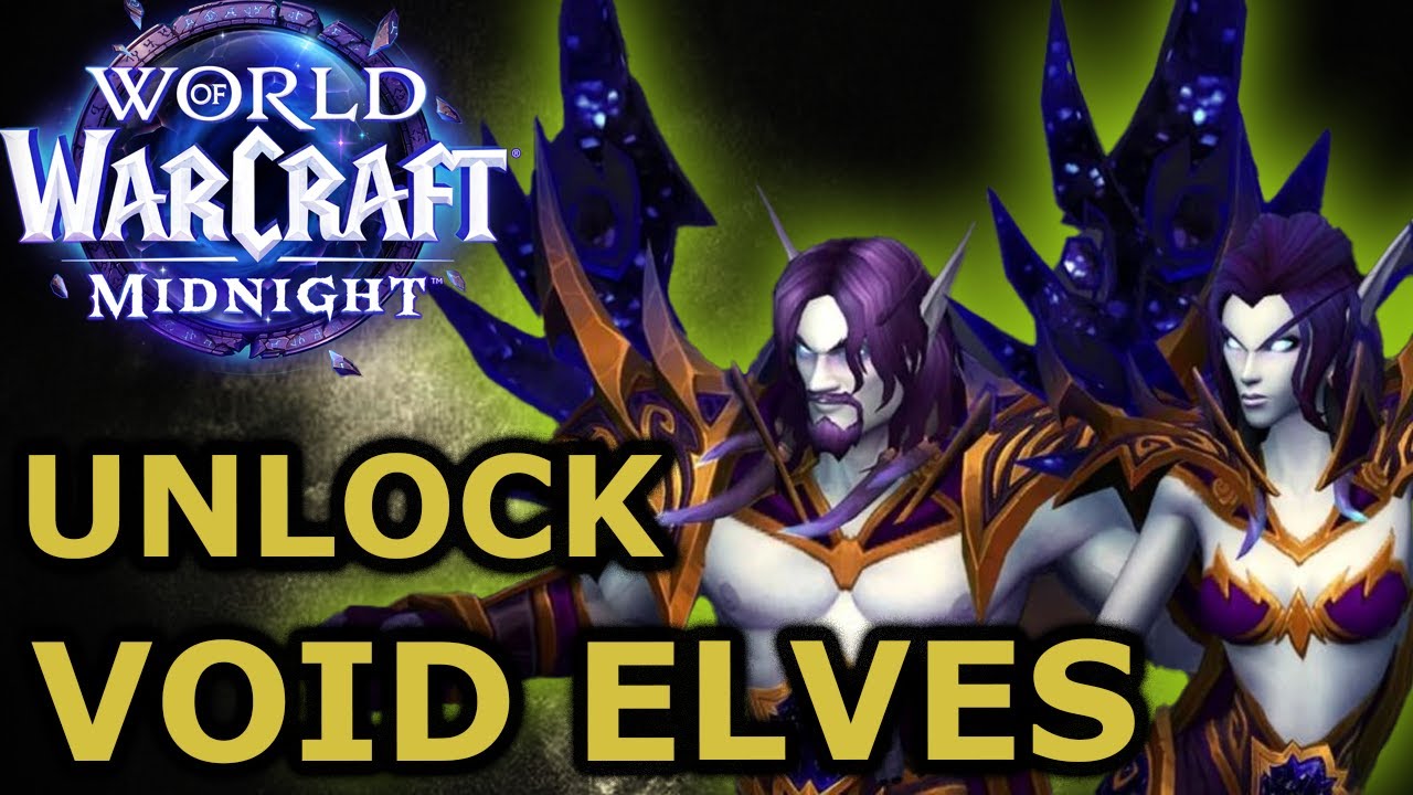 How to Unlock Void Elf allied race WoW Full Questline Guide