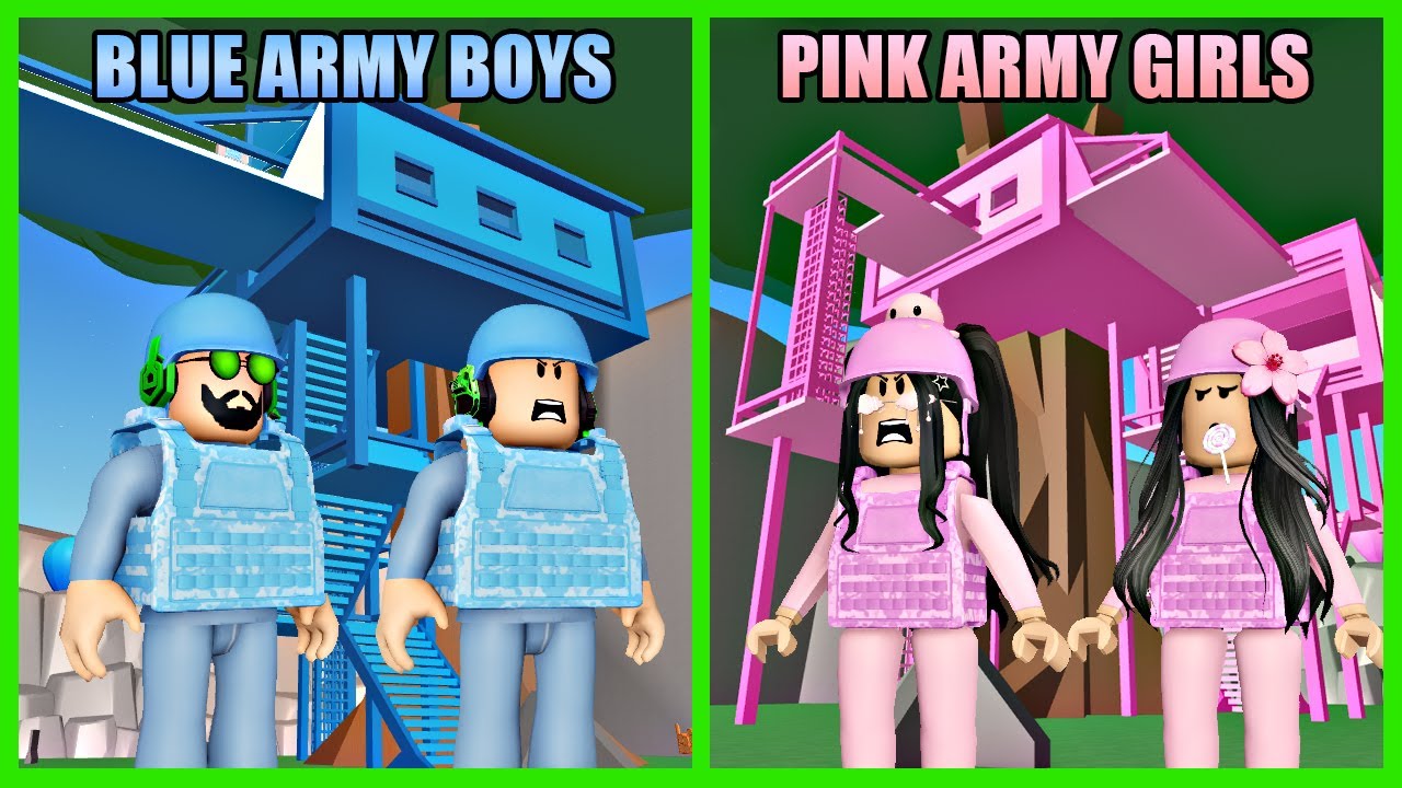 Pertarungan Sengit Antara Tim Tentara Biru Cowok VS Tim Tentara Pink Cewek Siapakah Pemenangnya?