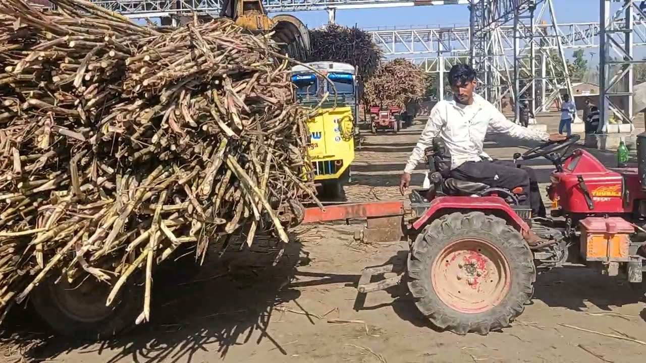 Sugar mill #mini tractor#mahindra #sawraj #sarwaj mini tractor #sonalika#farming #agriculture#kisan
