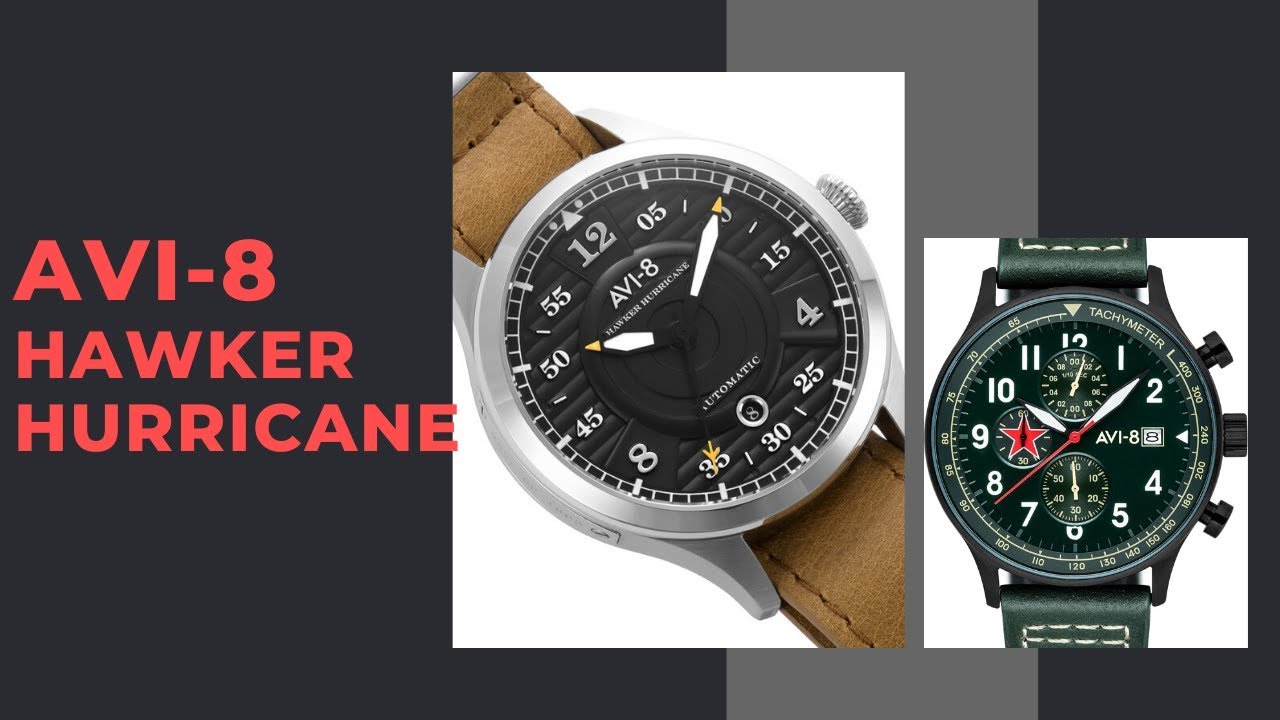 Обзор и розыгрыш часов AVI-8 Hawker Hurricane AV-4046 и AV-4011