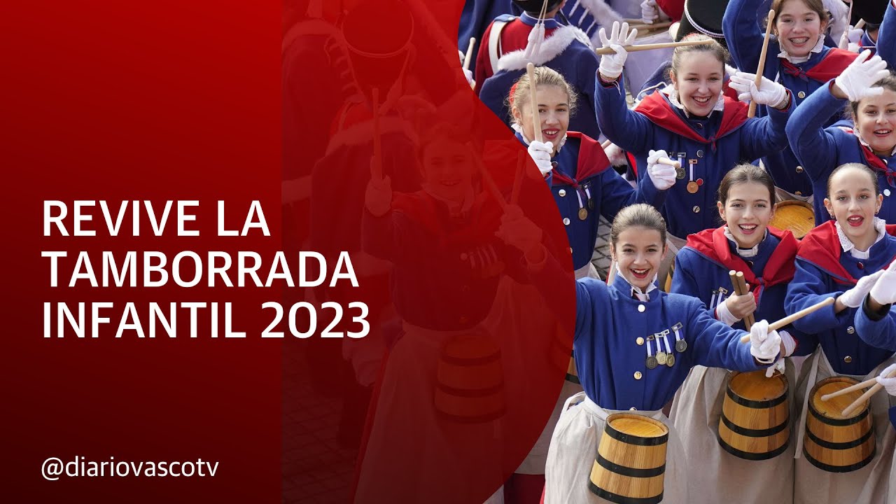Revive la Tamborrada Infantil del día de San Sebastián 2023