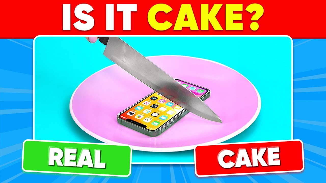 Тест: ТОРТ или РЕАЛЬНОСТЬ? ✔️🍰❌ 99% проваливают это испытание! Торт?