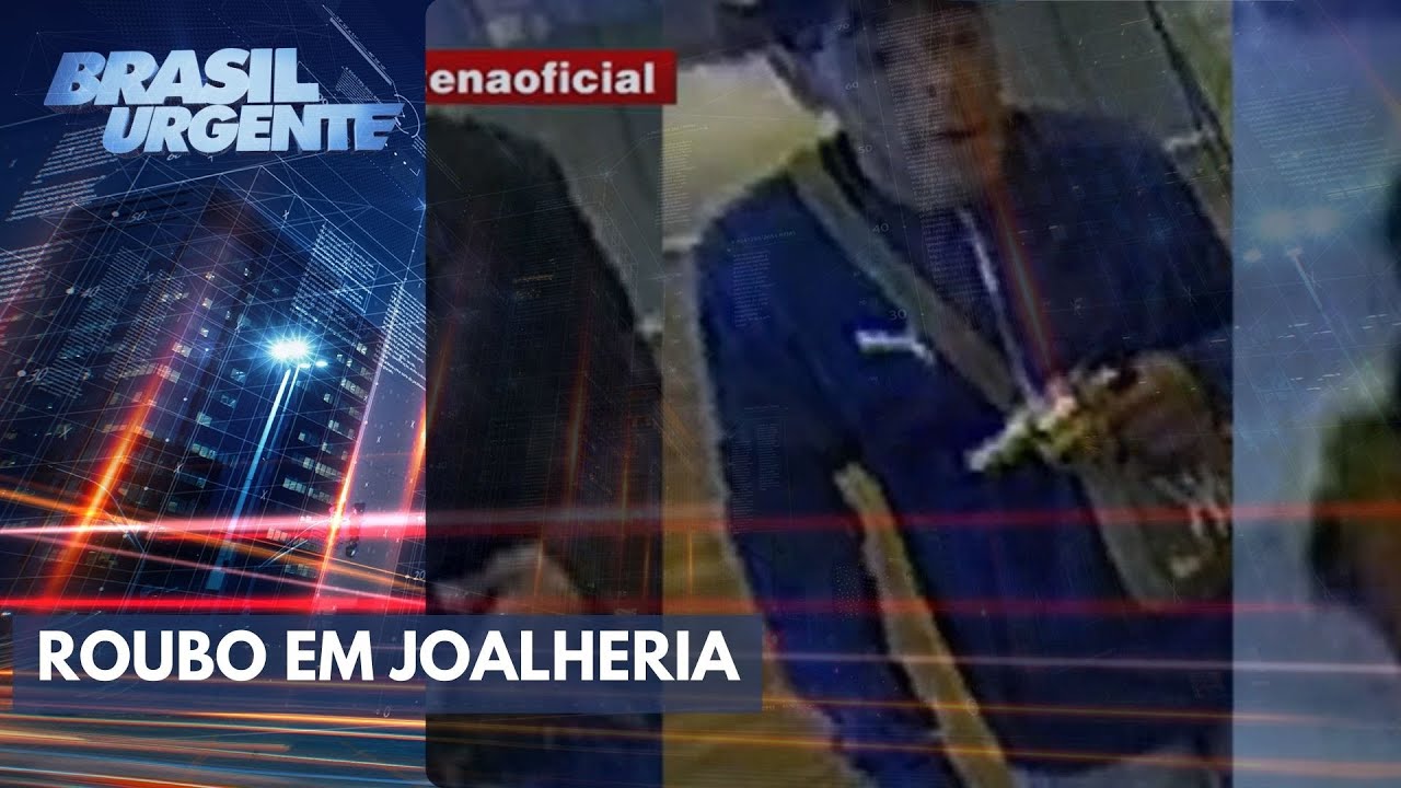 AGORA: polícia busca por criminosos que assaltaram joalheria