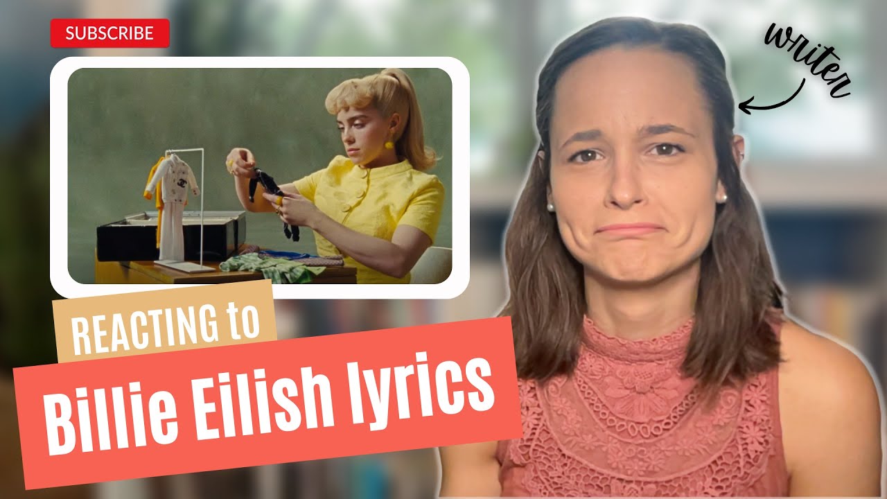 Writer REACTS to Billie Eilish lyrics | What Was I Made For | Billie Eilish music reaction