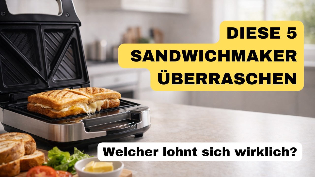 Die 5 besten Sandwichmaker 2026 – Diese Modelle lohnen sich wirklich
