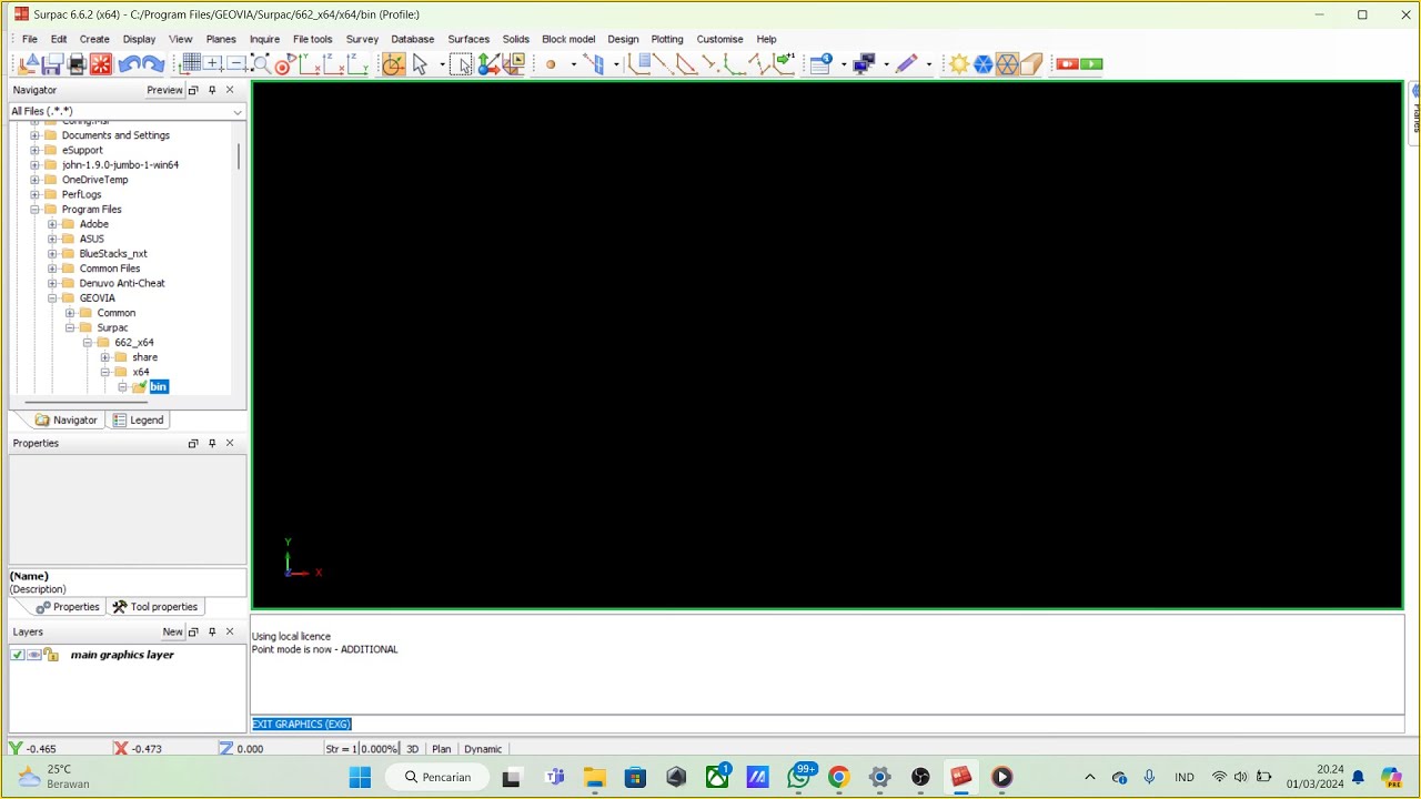 Tutorial Instal Surpac 6.6.2