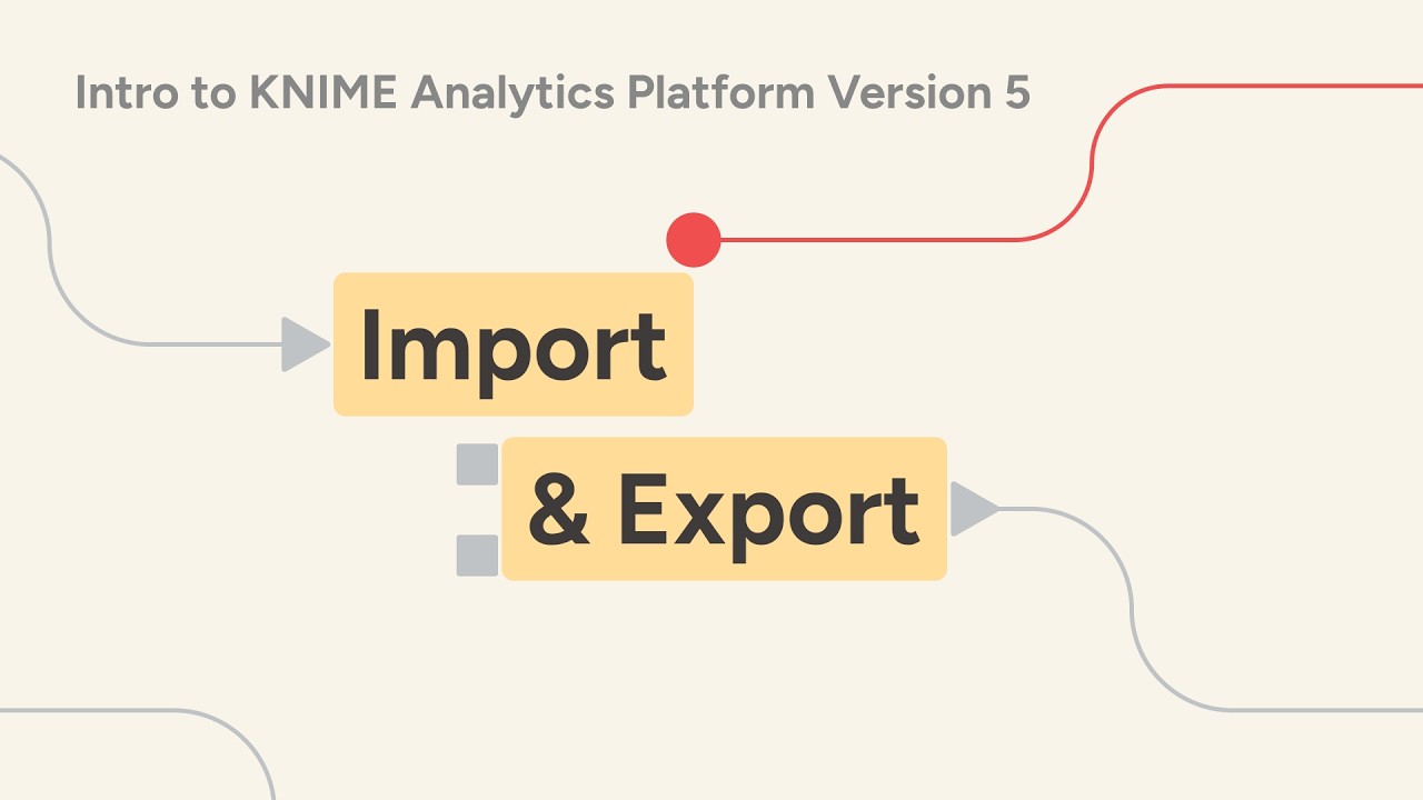 Import and Export KNIME Workflows