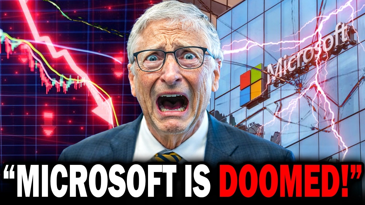 Bill Gates FREAKS OUT As Microsoft Stock CRASH Wiped Out 440 Billion! THIS IS THE END?!