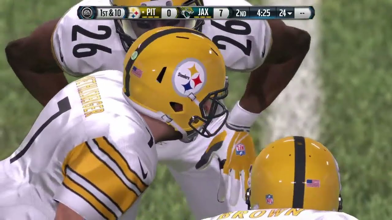 Madden NFL 16 (PS4) steelers vs jaguars (CPU vs CPU)