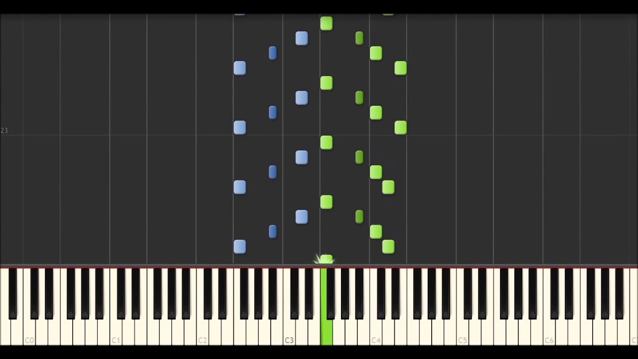 Yann Tiersen - Kleier Lambaol (Synthesia Tutorial)