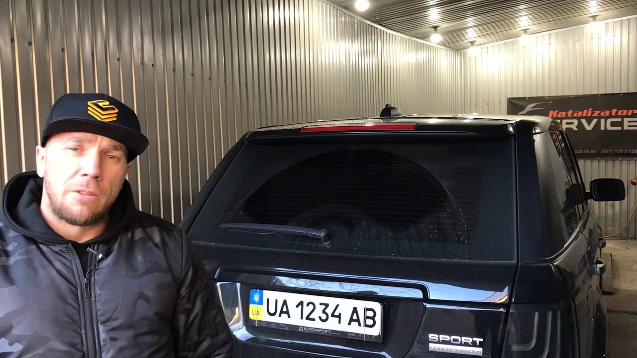 Как сделать прямоток на Range Rover Sport, спортивный выхлоп своми руками, приятный басс глушителя.