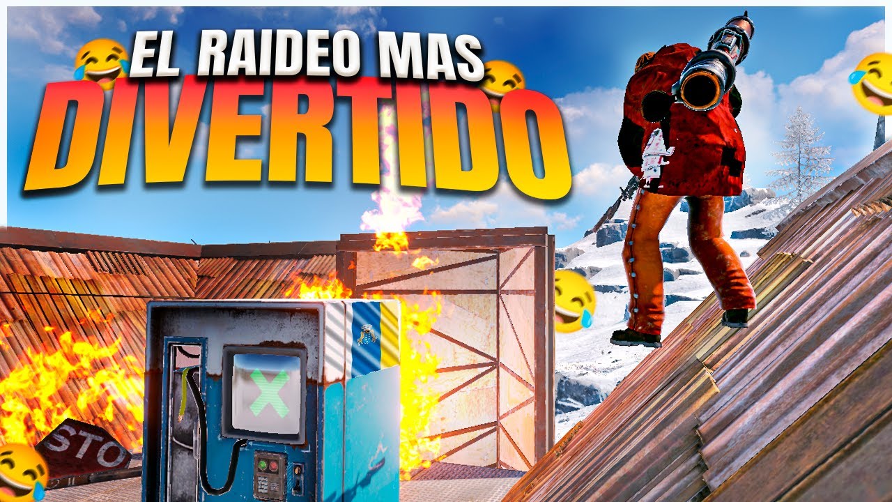 EL RAIDEO MÁS DIVERTIDO - RUST - Gameplay español