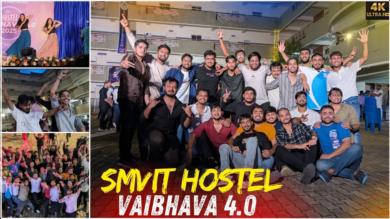 SMVIT HOSTEL VAIBHAVA 4.0👨🏼‍🎓||#mvit #vlog #trending #youtube #bangalore #viralvideo #explore #video