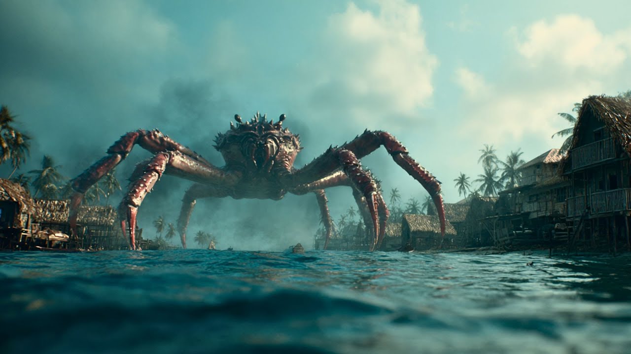 Angry crab lives in the depths of the lake | sci fi movie | Horror, Action | Full Movies 4K