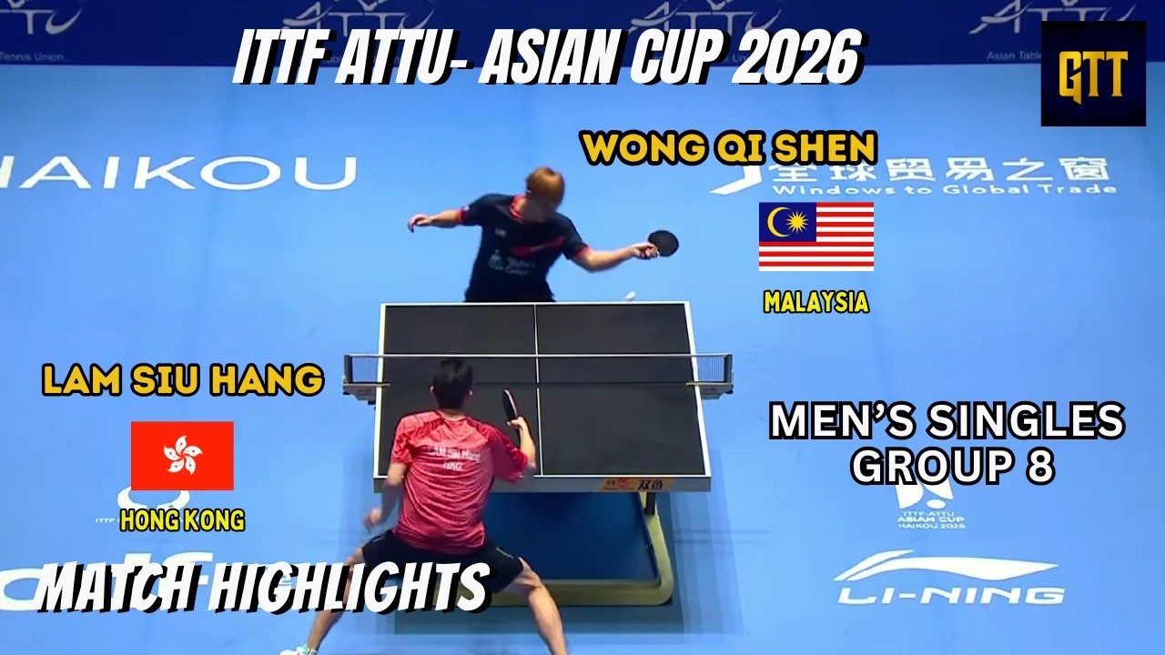 MATCH HIGHLIGHTS | Wong Qi Shen Vs Lam Siu Hang | Asian Cup 2026