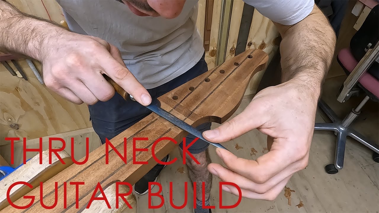 Through neck guitar build, part 1