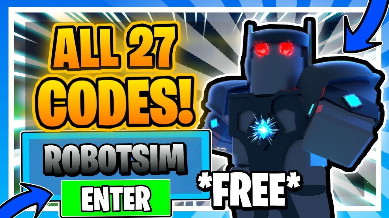 ALL *27* NEW SECRET OP CODES! 🔥&times;2 COINS EVENT🔥 Roblox Robot Simulator 🤖