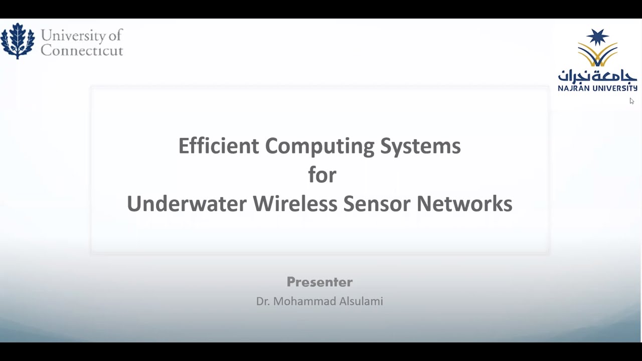 Efficient Computing Systems for Underwater Wireless Sensor Networks