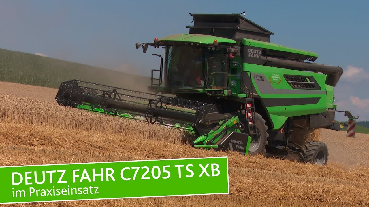 Deutz Fahr C7205 im Einsatz bei Stefan Bamberger