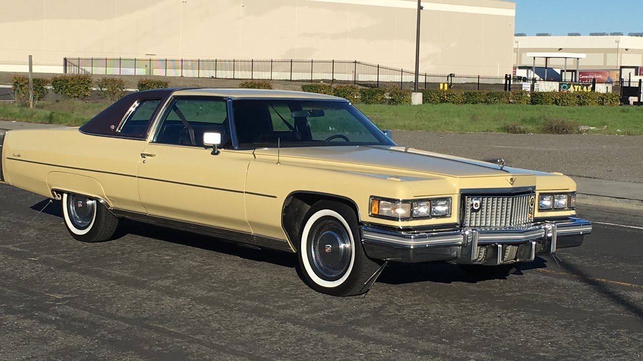1975 Cadillac Coupe DeVille-Bombay Yellow