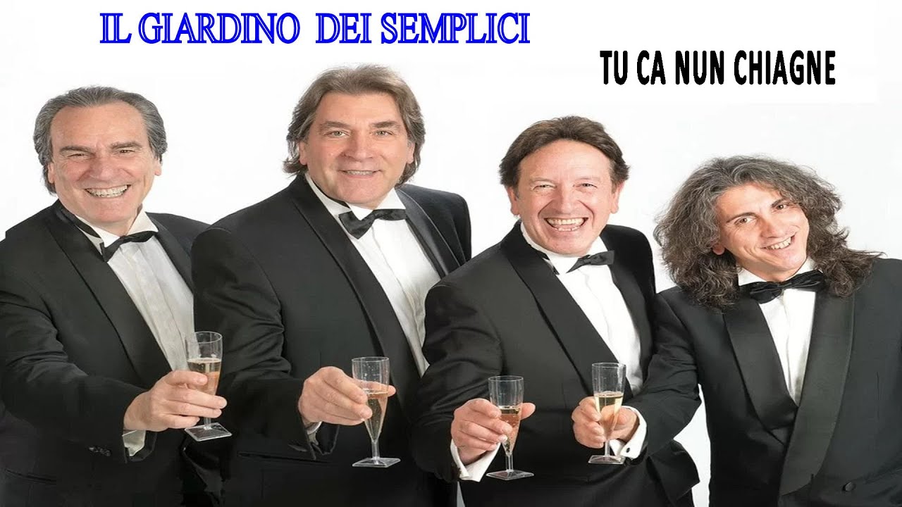 IL GIARDINO DEI SEMPLICI ★TU CA NUN CHIAGNE★KARAOKE(NEW VERSION)