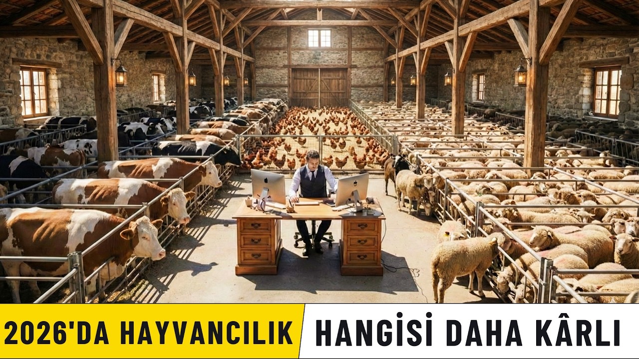 2026'da Hayvancılık: İnek mi, Koyun mu, Tavuk mu Daha Karlı? #çiftlik  #hayvancılık #koyun  #tavuk