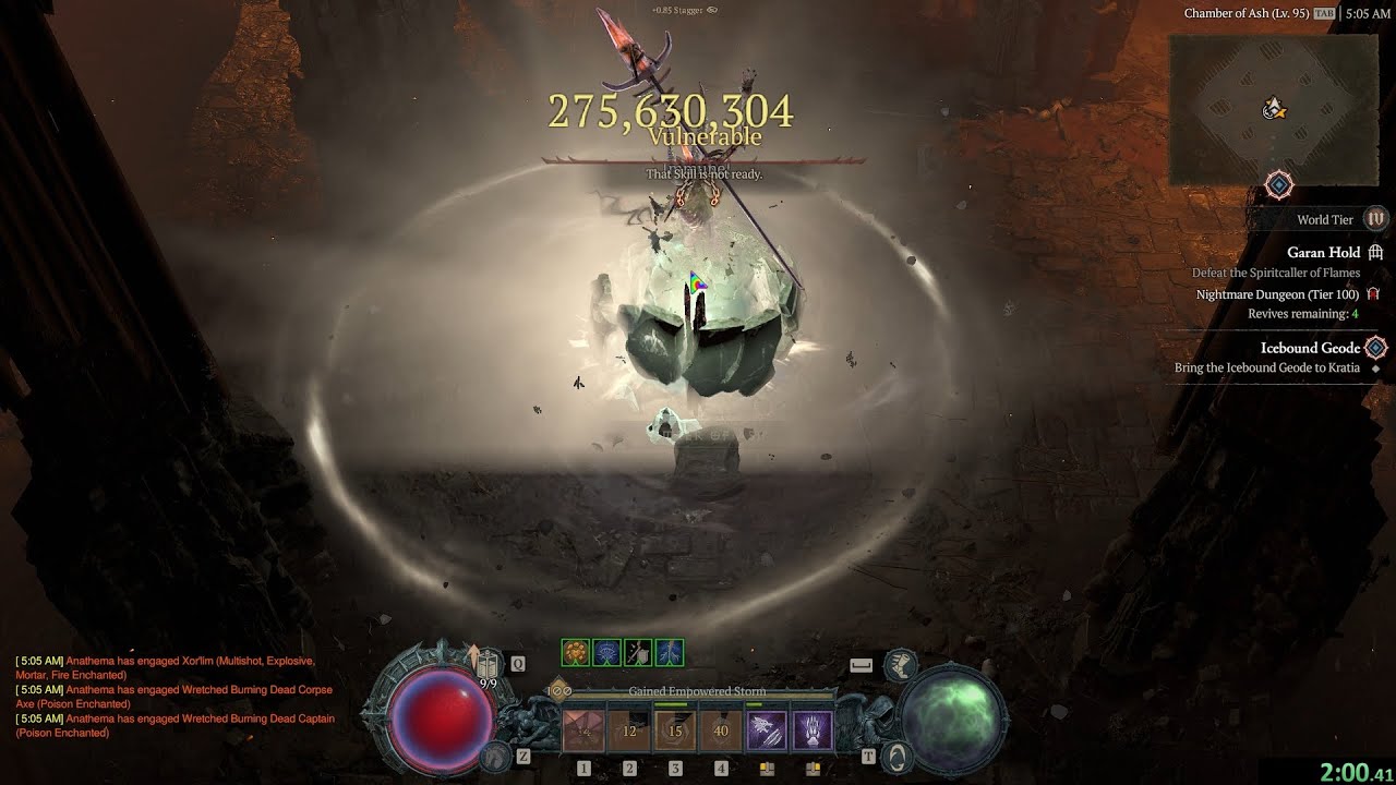 S1 Diablo 4 Speedrun | 2:00.41 T100 Garan Hold with EB Druid