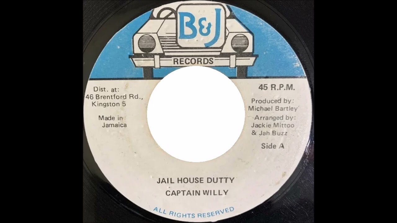 Captain Willy - Jail House Dutty + Dub - 7