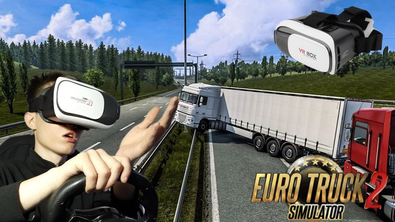 КАК ПОДКЛЮЧИТЬ ДЕШЁВЫЙ VR BOX К КОМПЮТЕРУ С ПОМОЩЮ ТЕЛЕФОНА! .:::EURO TRUCK SIMULATOR 2:::.