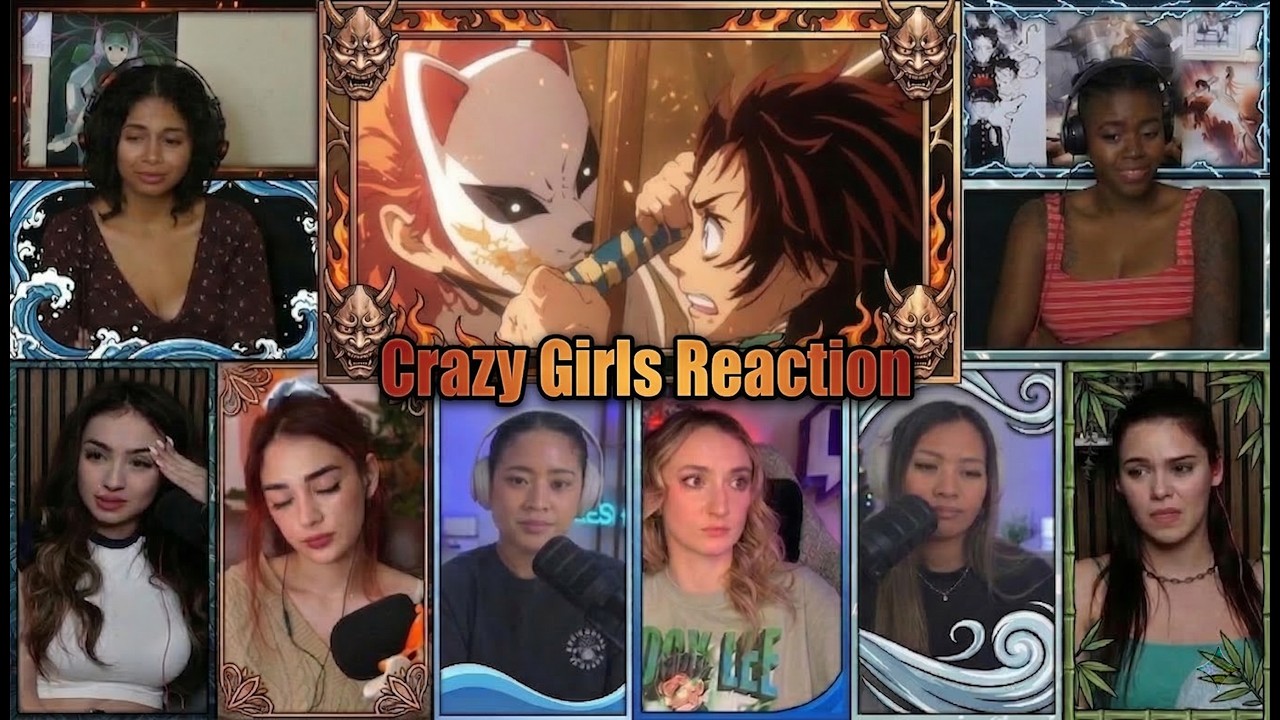 The Mask Finally Falls... 🎭 Girls SHOCKED by Tanjiro’s Growth! (Demon Slayer S1E3 Mashup)