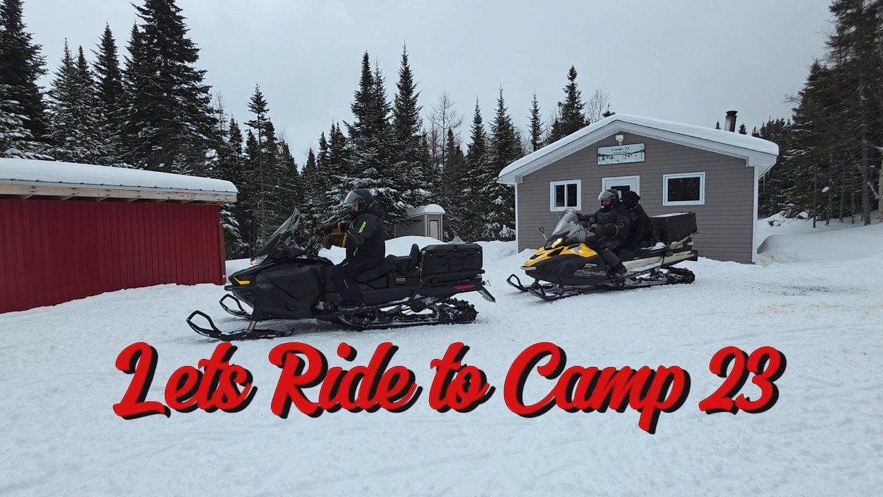 Join us for a skidoo ride to camp 23 #newfoundlandlabrador #offgridliving #NLSF