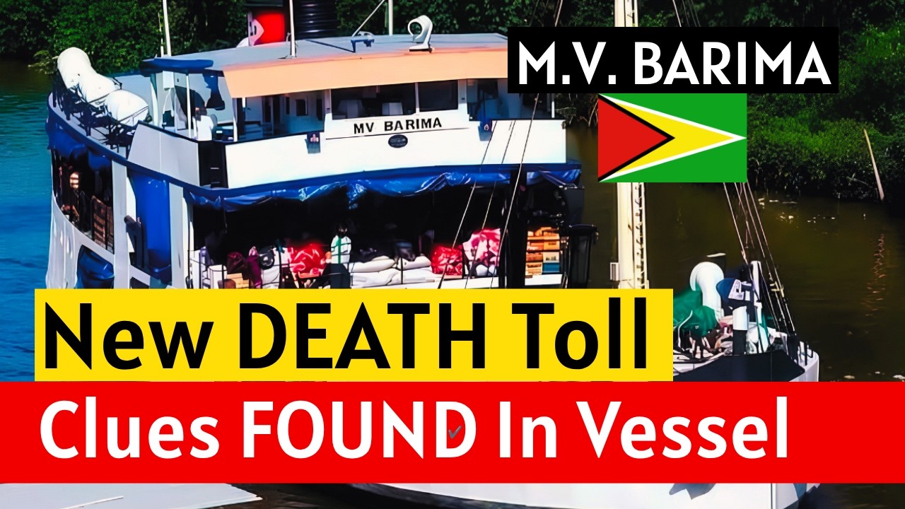 M.V Barima Chilling Discovery Inside The WRECKAGE of Guyana Ferry