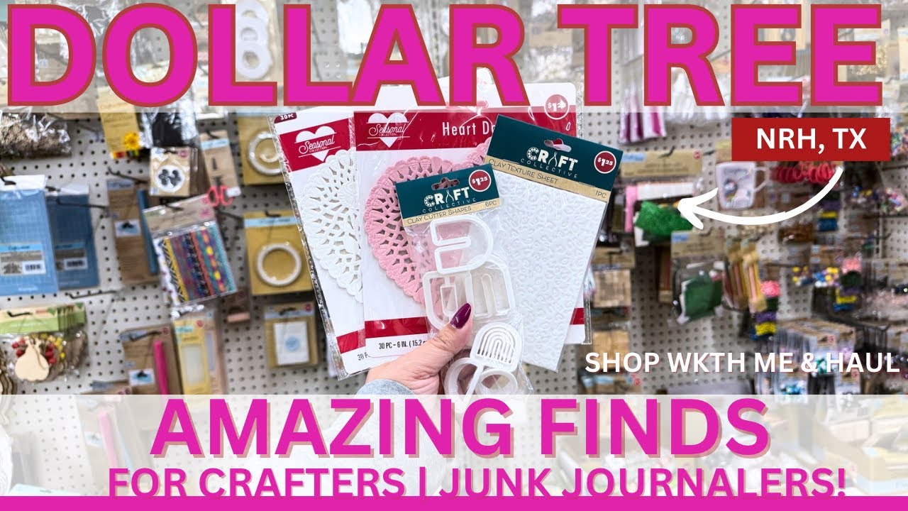 NEW 🤩 You Won’t Believe What I Found at Dollar Tree for Journaling & Crafting!! #dollartreefinds