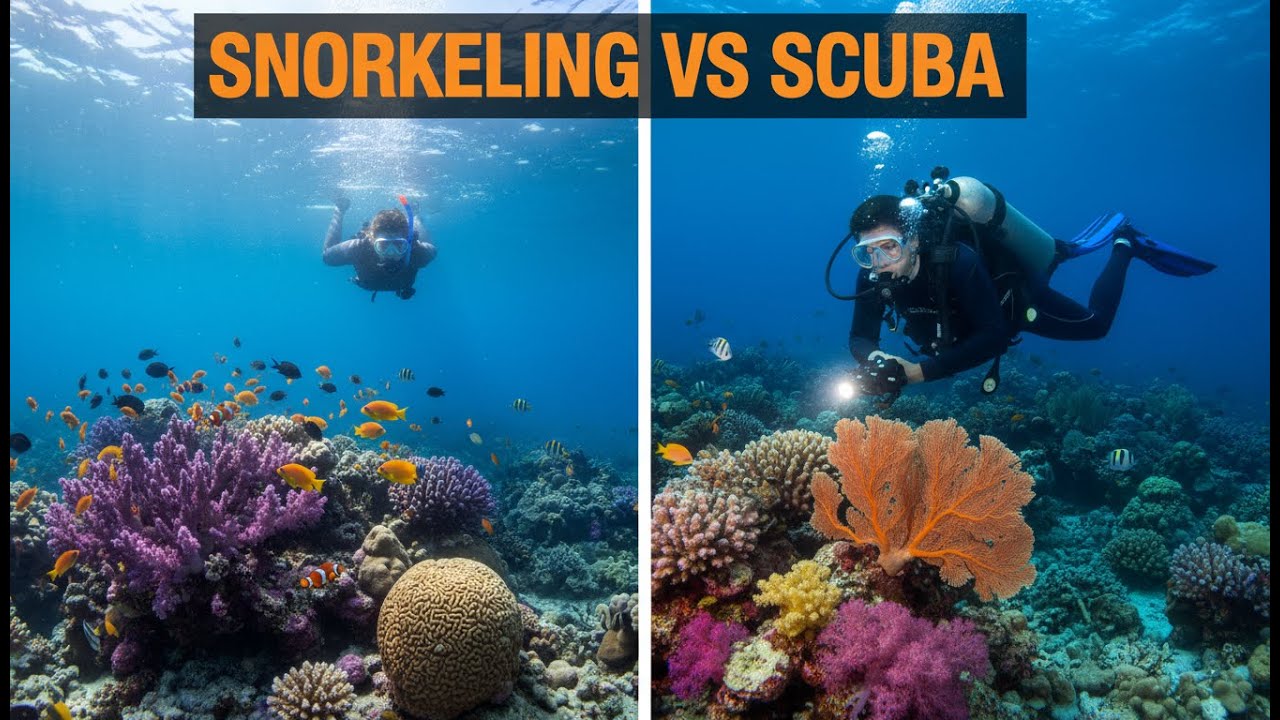 Snorkeling vs Scuba. Which is right for you?