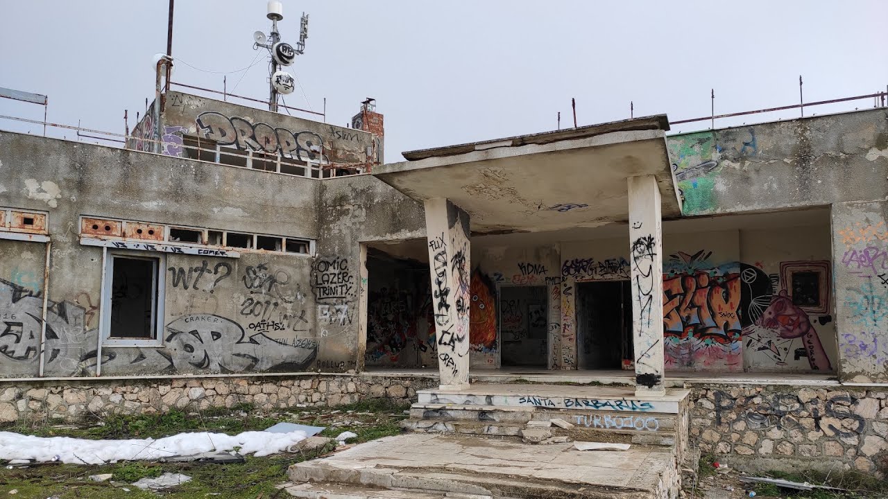 Exploring an abandoned military base in Athens