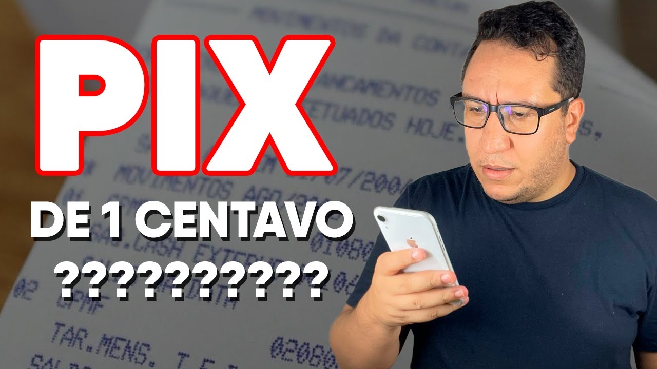 RECEBI UM PIX DE 1 CENTAVO, O QUE PODE SER??