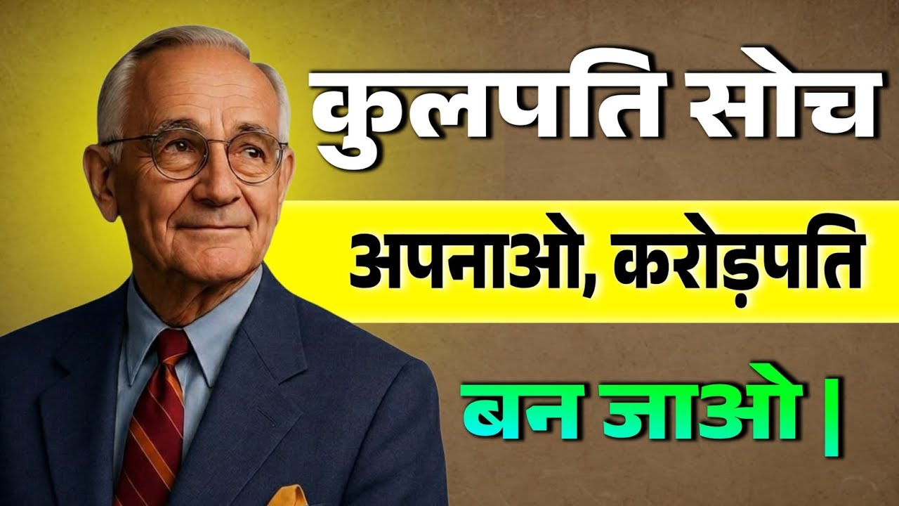 कुलपति सोच अपनाओ, करोड़पति बन जाओ | Powerful Mindset Strategy for Wealth Creation Motivational Hindi