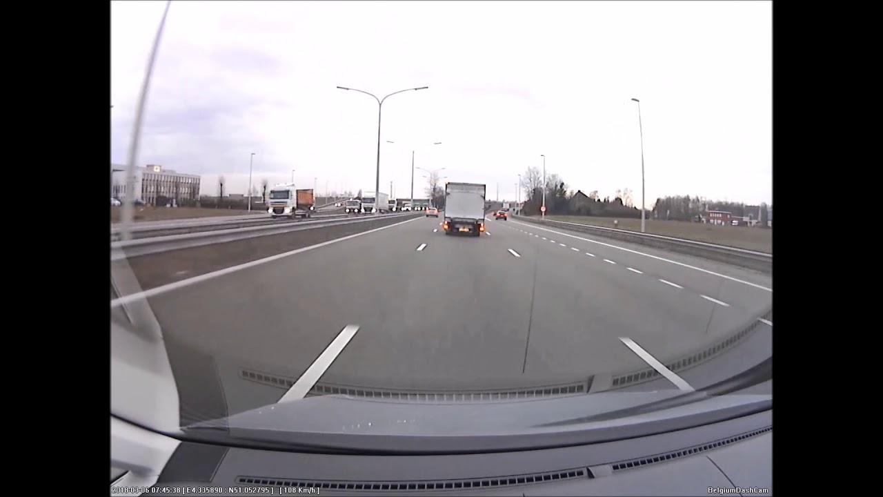 Illegal right side overtake