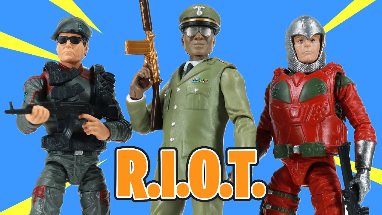 4-дюймовые фигурки Eagle Force против R.I.O.T. | Предварительный просмотр