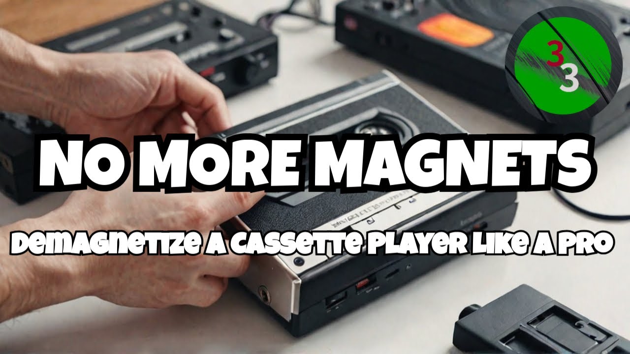 How to demagnetize a Cassette Player Like a Pro
