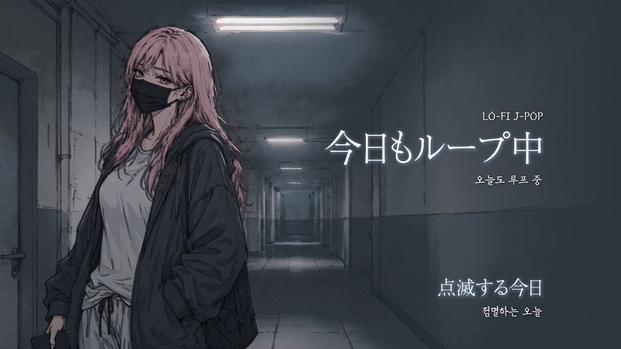 나는 그저 하루살이처럼 🌃 : 点滅する今日 (점멸하는 오늘) [가사/한국어/日本語/Lyrics]