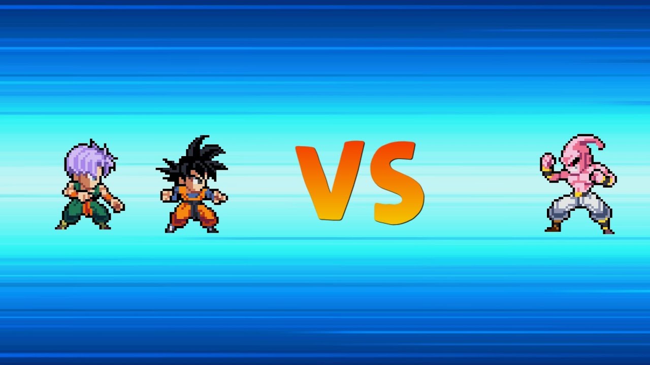 Goten and Trunks Fused Gotenks vs Super Buu  power Warrior ||