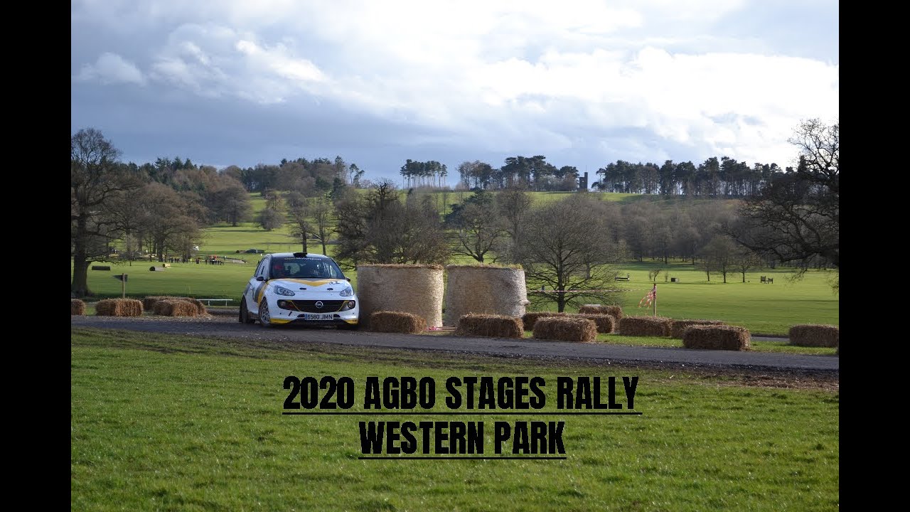 2020 AGBO Rally stages at western park 70+ cars