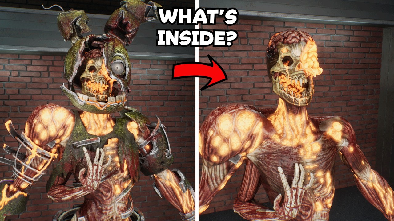 What's Really Inside Blighted Springtrap's Dead By Daylight FNAF Model?